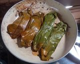 Foto langkah ke 8 dari resep Udang Pepes Jamur.