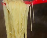 A picture of step 13 of Asian Fusion Pasta with Chicken Popcorn.