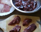 Baconba tekert csirkemáj🐥 recept fázis 1 fotója