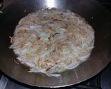 A picture of step 3 of Bhagari Piyaz(fried onion).
