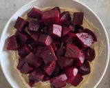 A picture of step 3 of Beetroot and dukkah salad.