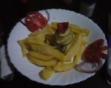 A picture of step 9 of Home made chips #Endofyearchallenge.