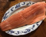 A picture of step 1 of California Farm Asparagus Salmon Crumble in Orange Butter.