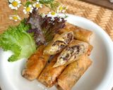 Hình bước làm 7 của món Chả Giò Cốm Chay