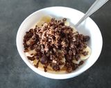 Foto del paso 5 de la receta: Granola de avena y frutos secos sin azúcar (con y sin chocolate)