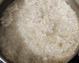 A picture of step 1 of Kathal biryani with pudina dhania chhachh.