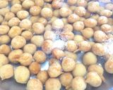 A picture of step 7 of Fresco style dahi baray.