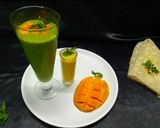 A picture of step 4 of Mango spinach smoothie.