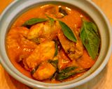 รูปขั้นตอนการทำที่ 5 ของ แกงคั่วฟักทองสันในไก่