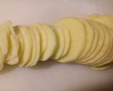 A picture of step 1 of Potato and leek bake with a bacon crumb.
