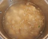 Foto langkah ke 2 dari resep Sop talas dengan bakso tuna dan telur puyuh.