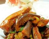 Hình bước làm 7 của món Cà Tím Trộn Gia Vị 가지무침 (Món Chay)