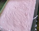 A picture of step 2 of Purple cow cake.