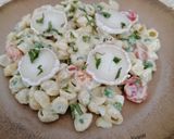 Foto del paso 9 de la receta: Ensalada de pasta y guisantes