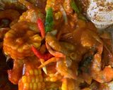 Foto langkah ke 3 dari resep Udang Saus Padang.