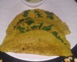 A picture of step 4 of Corn Broken Wheat Dosa.