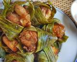 รูปขั้นตอนการทำที่ 3 ของ ไก่ห่อใบเตย