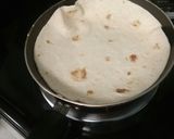 A picture of step 2 of Quesadilla.