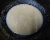 A picture of step 1 of Spinach/ corn with white sauce baked.