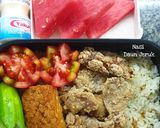 Foto langkah ke 4 dari resep Nasi Daun Jeruk.