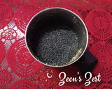 A picture of step 2 of Black Sesame Laddoos.