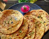 A picture of step 5 of Paneer Mooli/radish Paratha.