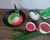 Foto langkah ke 7 dari resep Es Pisang Ijo khas Makasar.