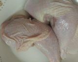 Foto langkah ke 1 dari resep Ayam Pedas Kemangi Kemas Daun Pisang.