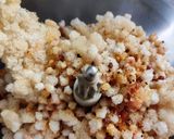 A picture of step 1 of Gond ke laddu.