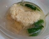 A picture of step 3 of Moong Dal Dhokla.