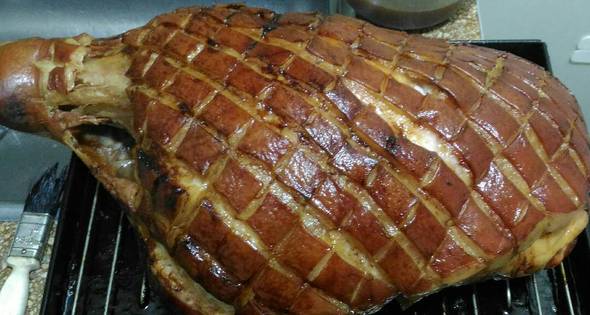 Como hacer Pernil De Cerdo Al Horno. Ideal Para Fiestas. No Falla | Cocinar  en casa