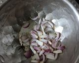 A picture of step 1 of Left over rice pakoda.