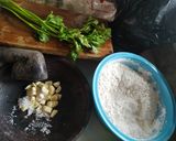 Foto langkah ke 1 dari resep Stik bawang/ladran tanpa telur renyah tidak keras sama sekali.