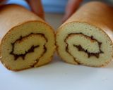 Hình bước làm 10 của món Cách làm bánh bông lan cuộn đơn giản tại nhà | Swiss Roll Cake | Ở NHÀ CÙNG KIM
