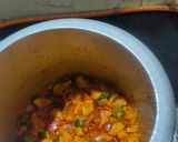 A picture of step 1 of Vegetable pulao.