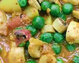 A picture of step 5 of Sahi Mushroom Masala.