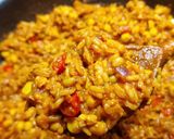 Mexikói rizses "hús" (vegán) recept fázis 5 fotója