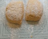 A picture of step 1 of Sour cherry pudding slices you just can't resist.