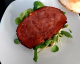 A picture of step 4 of My Ulster Fry, Cress and cheese on Muffin 😍.