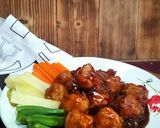 Foto langkah ke 4 dari resep Bistik Bola-Bola Ayam.