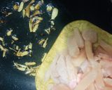 A picture of step 5 of Chilli chicken spaghetti.