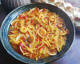 Foto del paso 6 de la receta Fideos con almejas y gambas 🦐🐚