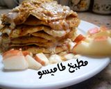 صورة لخطوة 1 من وصفة 🍭🍏بانكيك التفاح بالقرفة🍏🍭