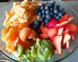 รูปขั้นตอนการทำที่ 4 ของ เต้าฮวยฟรุ๊ตสลัด (milk pudding with fruit salad)