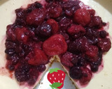 Foto del paso 7 de la receta: Cheesecake frío con frutos rojos (sin horno)