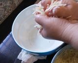 A picture of step 2 of Aloo and chicken burger without bun.