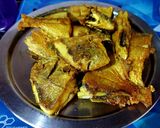 A picture of step 3 of Pomfret er Tok-Jhal.