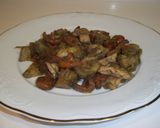 Foto del paso 8 de la receta: Alcachofas, setas y pollo