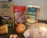 Foto del paso 1 de la receta: Pollo con salsa de almendras y patatas