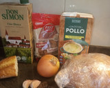 Foto del paso 1 de la receta: Pollo con salsa de almendras y patatas